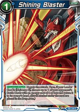 Shining Blaster Foil TB1-049 Tournament of Power Dragonball Super card