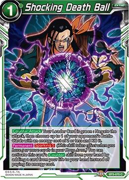Shocking Death Ball BT5-075 Miraculous Revival Dragonball Super card