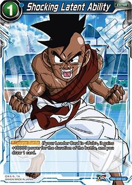 Shocking Latent Ability Foil TB2-033 World Martial Arts Tournament Dragonball Super card