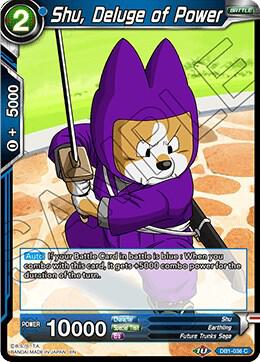 Shu Deluge of Power DB1-036 Draft Box 04 - Dragon Brawl Dragonball Super card