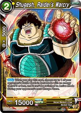 Shugesh Raiders Warcry Foil DB1-073 Draft Box 04 - Dragon Brawl Dragonball Super card