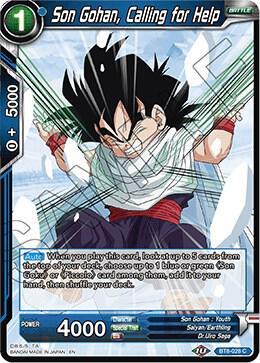 Son Gohan Calling for Help Foil BT8-028 Malicious Machinations Dragonball Super card