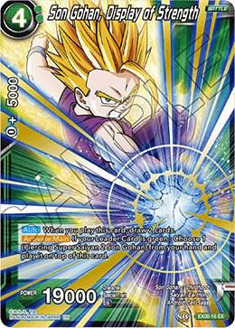 Son Gohan Display of Strength Foil EX06-16 Special Anniversary Set Dragonball Super card
