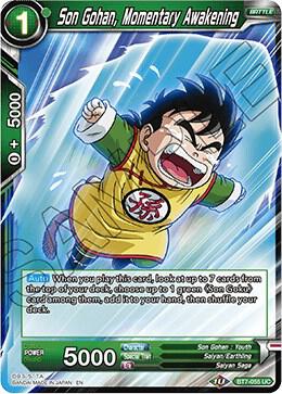 Son Gohan Momentary Awakening Foil BT7-055 Assault of the Saiyans Dragonball Super card