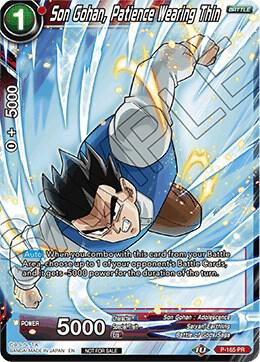 Son Gohan Patience Wearing Thin Foil P-165 Promotion Cards Dragonball Super card