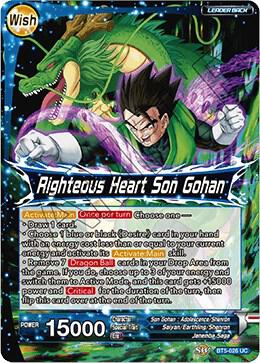 Son Gohan Righteous Heart Son Gohan Foil BT5-026 Miraculous Revival Dragonball Super card