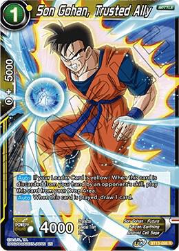 Son Gohan Trusted Ally Foil BT13-098 Supreme Rivalry Dragonball Super card