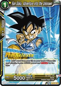 Son Goku Adventure into the Unknown BT10-099 Rise of the Unison Warrior Pre-Release Cards Dragonball Super card