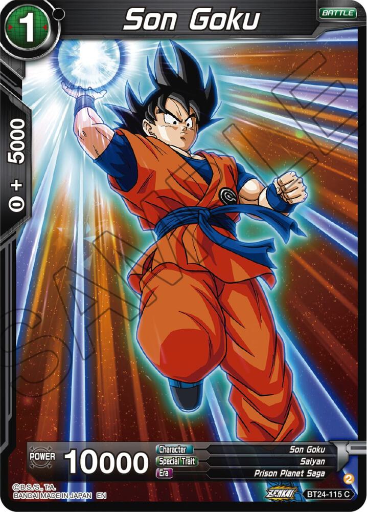 Son Goku BT24-115 Beyond Generations Dragonball Super card