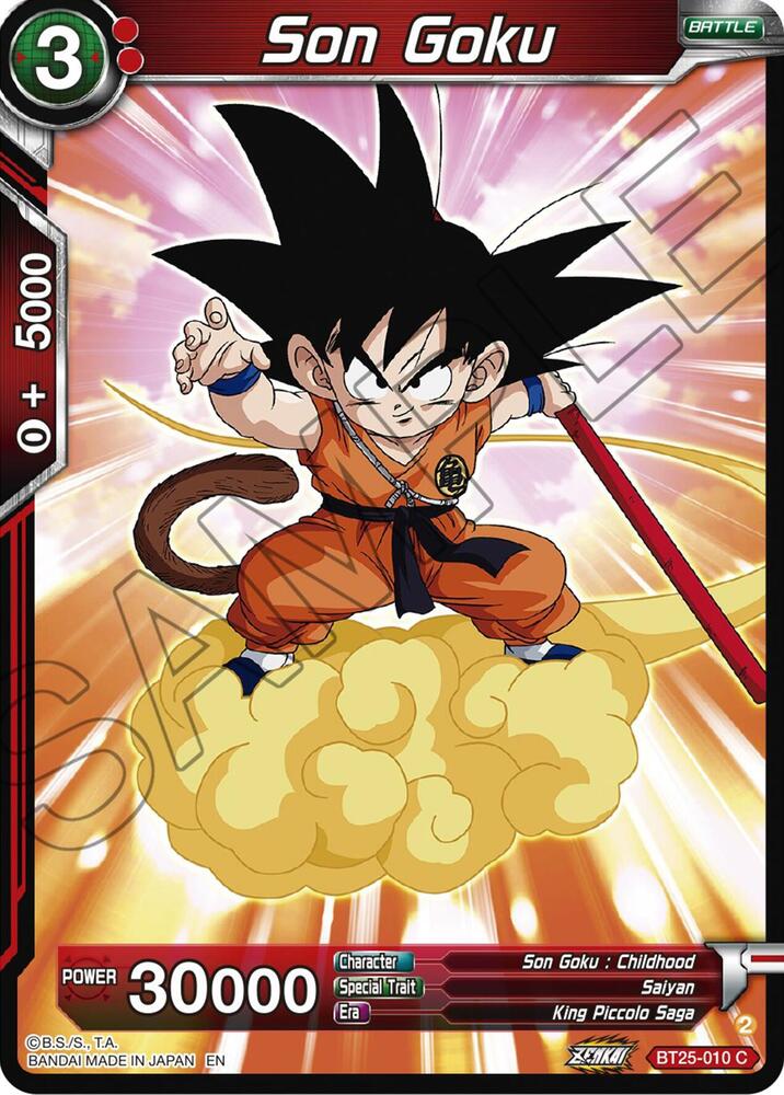 Son Goku BT25-010 Legend of the Dragon Balls Dragonball Super card