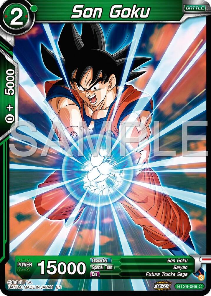 Son Goku BT26-069 Ultimate Advent Dragonball Super card