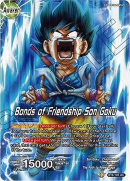 Son Goku Bonds of Friendship Son Goku Foil BT6-105 Destroyer Kings Dragonball Super card