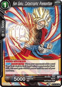 Son Goku Catastrophic Premonition Foil BT12-127 Vicious Rejuvenation Dragonball Super card