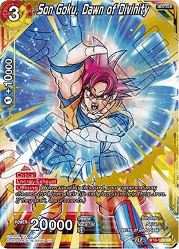 Son Goku Dawn of Divinity BT8-109 Malicious Machinations Dragonball Super card
