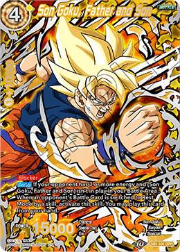 Son Goku Father and Son DB1-101 Draft Box 04 - Dragon Brawl Dragonball Super card