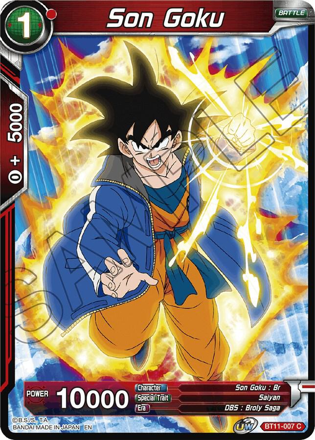Son Goku Foil BT11-007 Vermilion Bloodline Dragonball Super card