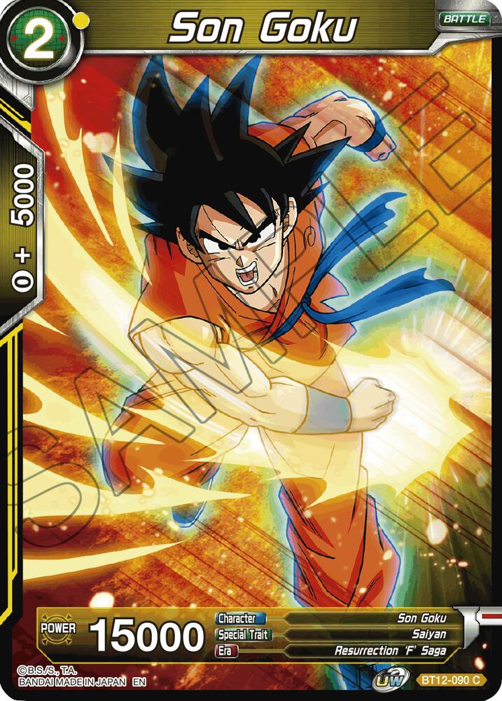 Son Goku Foil BT12-090 Vicious Rejuvenation Dragonball Super card