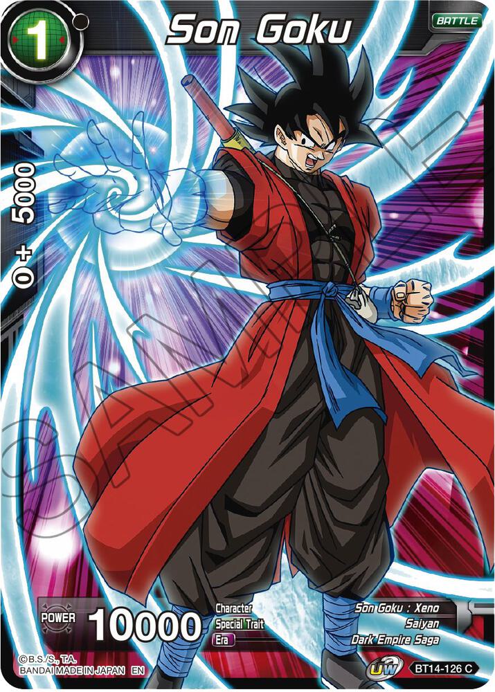 Son Goku Foil BT14-126 Cross Spirits Dragonball Super card
