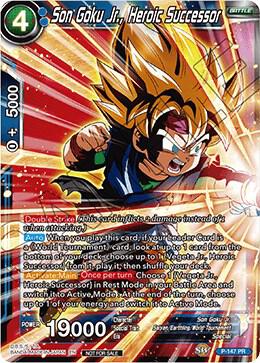 Son Goku Jr Heroic Successor Power Booster Foil P-147 Promotion Cards Dragonball Super card