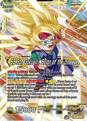 Son Goku Jr SS Son Goku Jr Scion of the Lineage P-290 Promotion Cards Dragonball Super card
