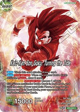 Son Goku Kaio Ken Son Goku Turning the Tide BT8-044 Malicious Machinations Dragonball Super card