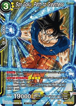Son Goku Path to Greatness Power Booster Foil P-115 Promotion Cards Dragonball Super card