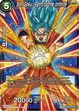 Son Goku Path to the Infinite Foil EX06-08 Special Anniversary Set Dragonball Super card
