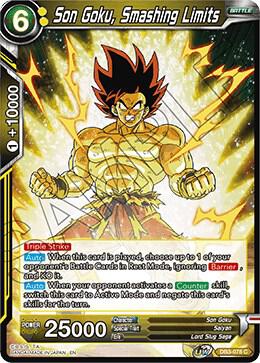 Son Goku Smashing Limits DB3-078 Draft Box 06 - Giant Force Dragonball Super card