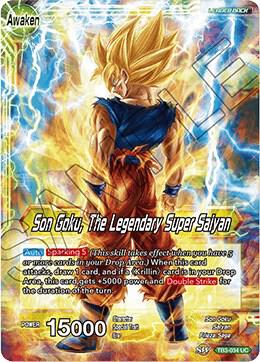 Son Goku Son Goku The Legendary Super Saiyan Foil TB3-034 Clash of Fates Dragonball Super card