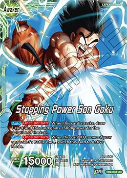 Son Goku Stopping Power Son Goku TB2-034 World Martial Arts Tournament Dragonball Super card
