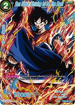 Son Goku Striving to be the Best TB3-021 Clash of Fates Dragonball Super card