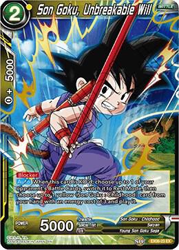 Son Goku Unbreakable Will EX06-23 Special Anniversary Set Dragonball Super card