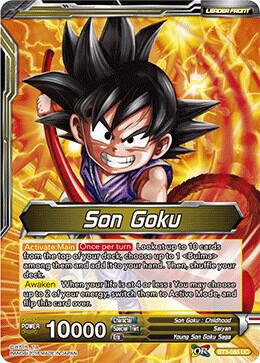 Son Goku Uncontrollable Great Ape Son Goku Foil BT3-083 Cross Worlds Dragonball Super card