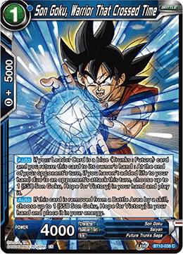 Son Goku Warrior That Crossed Time Foil BT10-038 Rise of the Unison Warrior Dragonball Super card