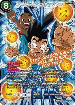 Son Goku and Uub Seeds of the Future TB2-069 World Martial Arts Tournament Dragonball Super card