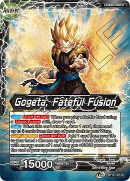 Son Goku and Vegeta Gogeta Fateful Fusion BT12-122 Vicious Rejuvenation Dragonball Super card