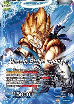 Son Goku and Vegeta Miracle Strike Gogeta Movie Promo P-069 Promotion Cards Dragonball Super card