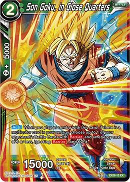 Son Goku in Close Quarters Foil EX06-15 Special Anniversary Set Dragonball Super card