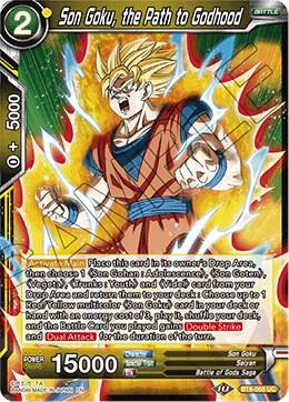 Son Goku the Path to Godhood Foil BT8-068 Malicious Machinations Dragonball Super card