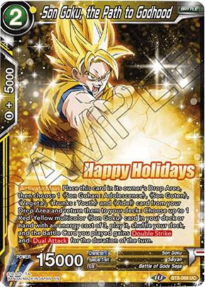 Son Goku the Path to Godhood Gift Box 2019 BT8-068 Promotion Cards Dragonball Super card