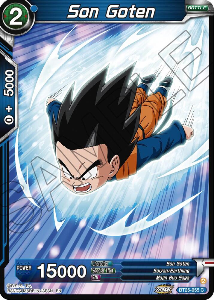 Son Goten BT25-055 Legend of the Dragon Balls Dragonball Super card