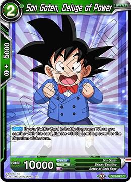 Son Goten Deluge of Power DB1-042 Draft Box 04 - Dragon Brawl Dragonball Super card