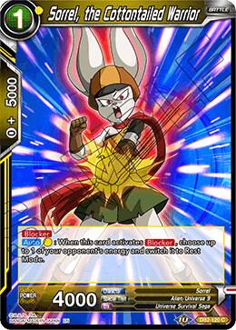 Sorrel the Cottontailed Warrior DB2-120 Draft Box 05 - Divine Multiverse Dragonball Super card