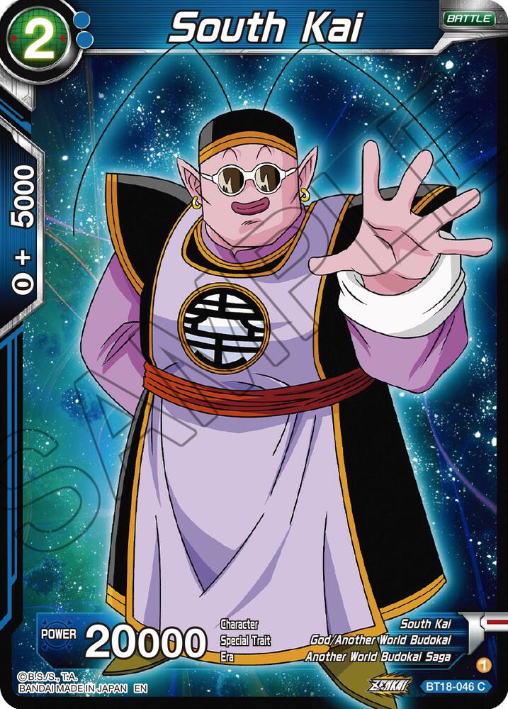 South Kai BT18-046 Dawn of the Z-Legends Dragonball Super card