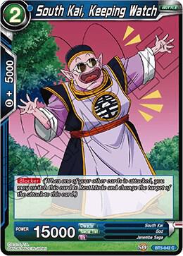 South Kai Keeping Watch Foil BT5-042 Miraculous Revival Dragonball Super card