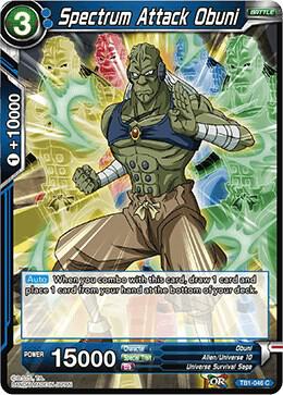 Spectrum Attack Obuni TB1-046 Tournament of Power Dragonball Super card