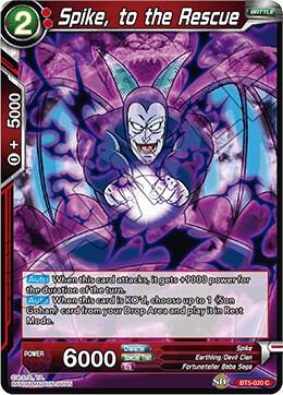 Spike to the Rescue Foil BT5-020 Miraculous Revival Dragonball Super card