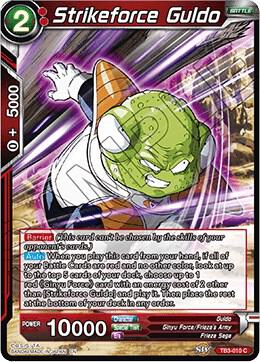 Strikeforce Guldo Foil TB3-010 Clash of Fates Dragonball Super card