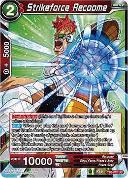 Strikeforce Recoome TB3-007 Clash of Fates Dragonball Super card