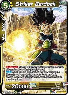 Striker Bardock Foil BT3-086 Cross Worlds Dragonball Super card